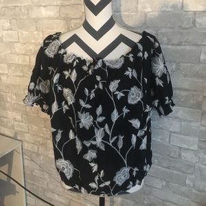 Floral Off the Shoulder